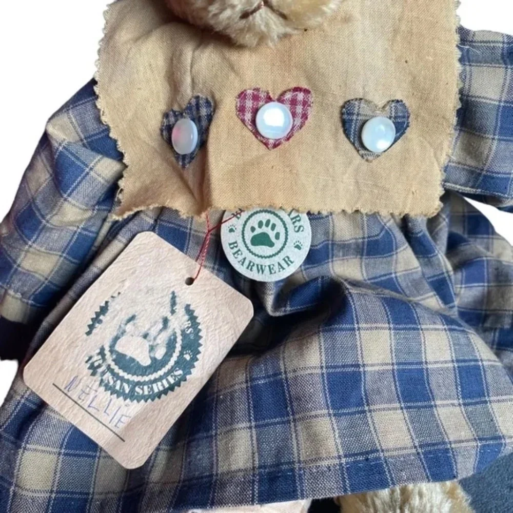 BOYDS BEARS Artisan Series Handcrafted Nellie Vintage Plush Bear VINTAGE